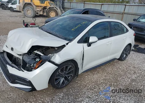 2021 Toyota Corolla Se z USA, uszkodzony, nr VIN 5YFS4MCE6MP066656